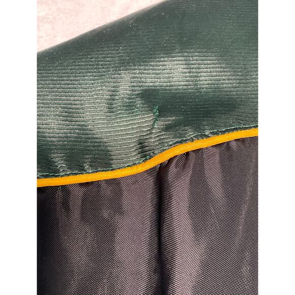 Green Bay Packers Jacket Kids M 10-12 Pro Player Blk/Green VTG 90s Hooded NFL - Picture 4 of 8